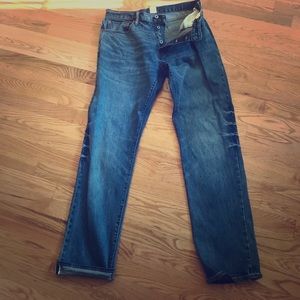 Gap White Oak Cone Denim Jeans.